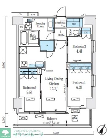ロイヤルパークス赤羽ノースの物件内観写真